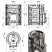Печь для бани Эверест "Steam Master" 18 INOX (210М) б/в