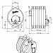 Печь отопительная ВЕЗУВИЙ АОГТ 01 (Ø120мм) 200м3
