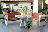 Комплект садовой мебели: стол и две скамейки